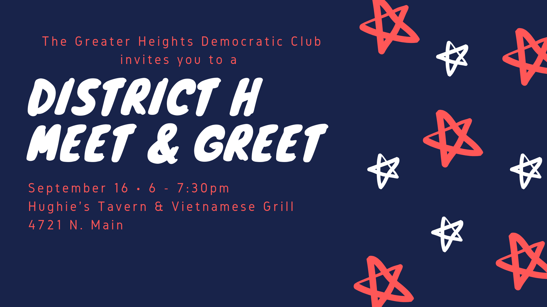 Come out and meet the Democratic candidates for City Council District H!